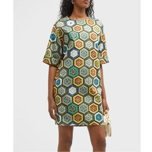 Natori Green Mitsu Dress Embellished XS